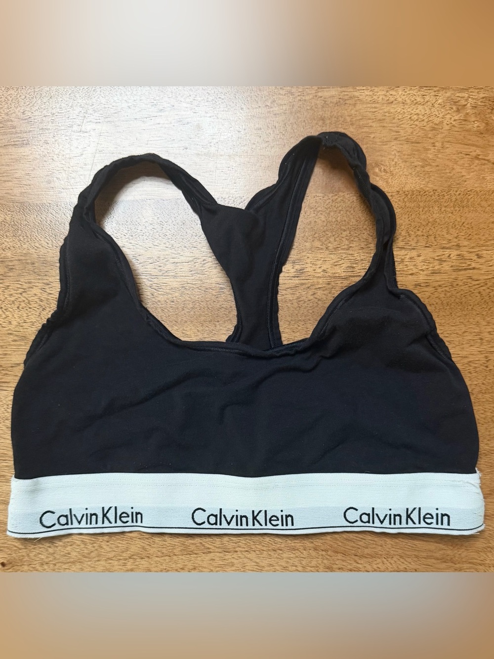 Calvin Klein - Women’s Sports Bra | Black & White | Size Small